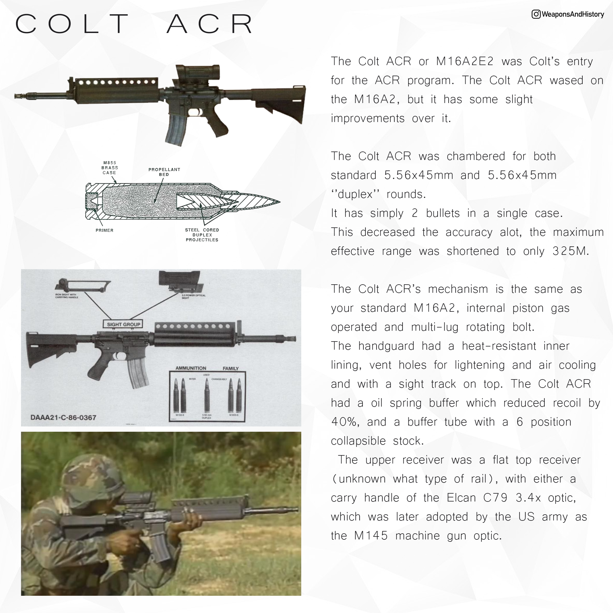 Weaponsandhistory - ACR program
